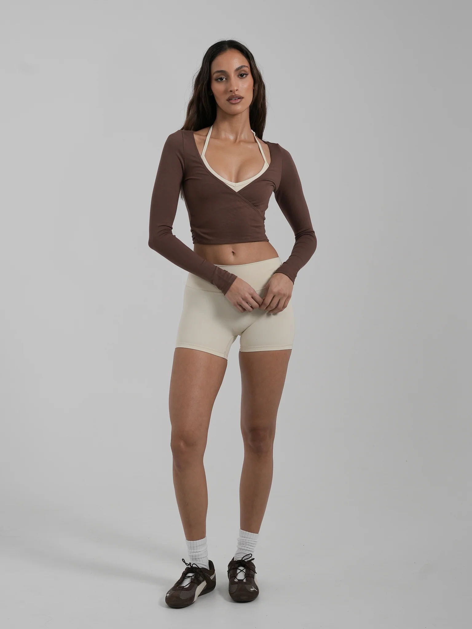 Cropped Wrap Top - Image 2