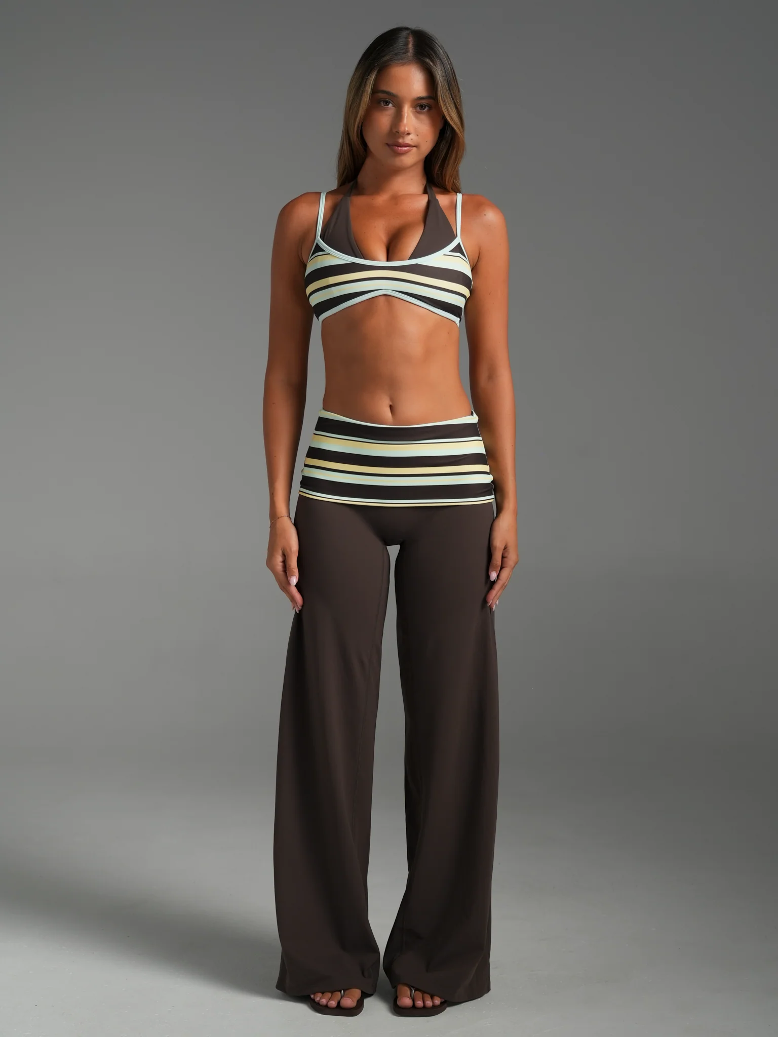 FLX Foldover Wide Leg Bottoms - Image 4