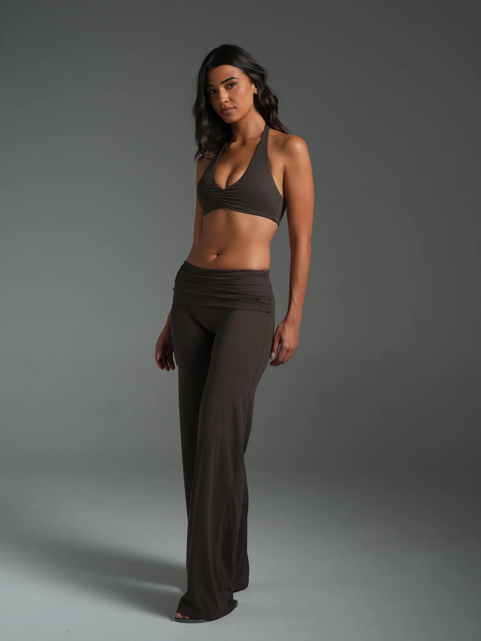 FLX Ruched Halter Bra - Image 4