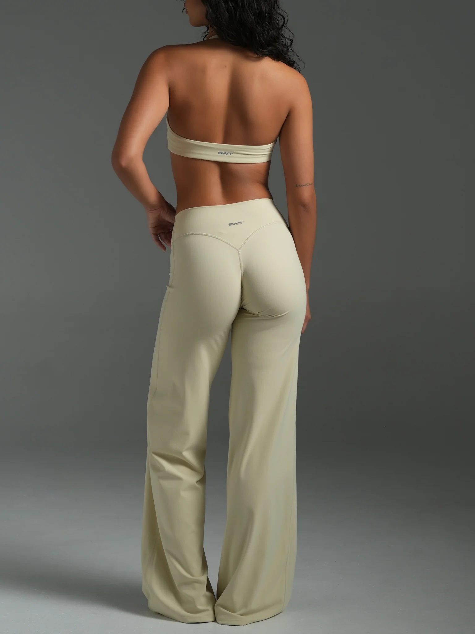 FLX Ruched Halter Bra - Image 3