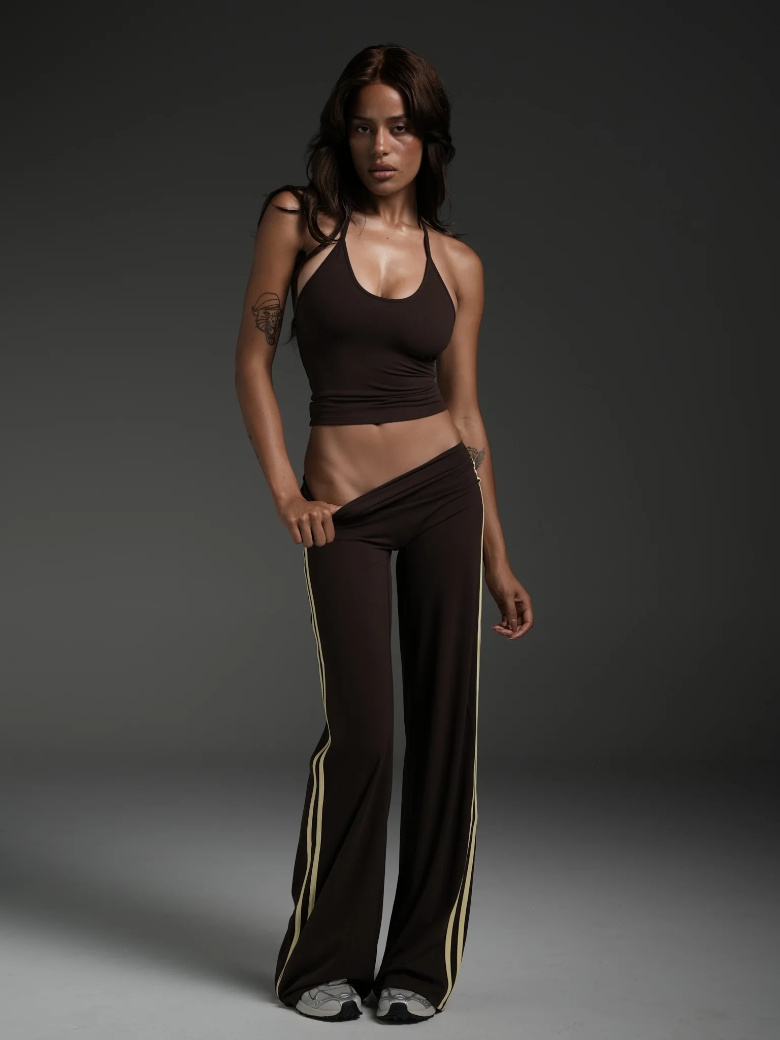 FLX Stripe Wide Leg Bottoms - Image 5