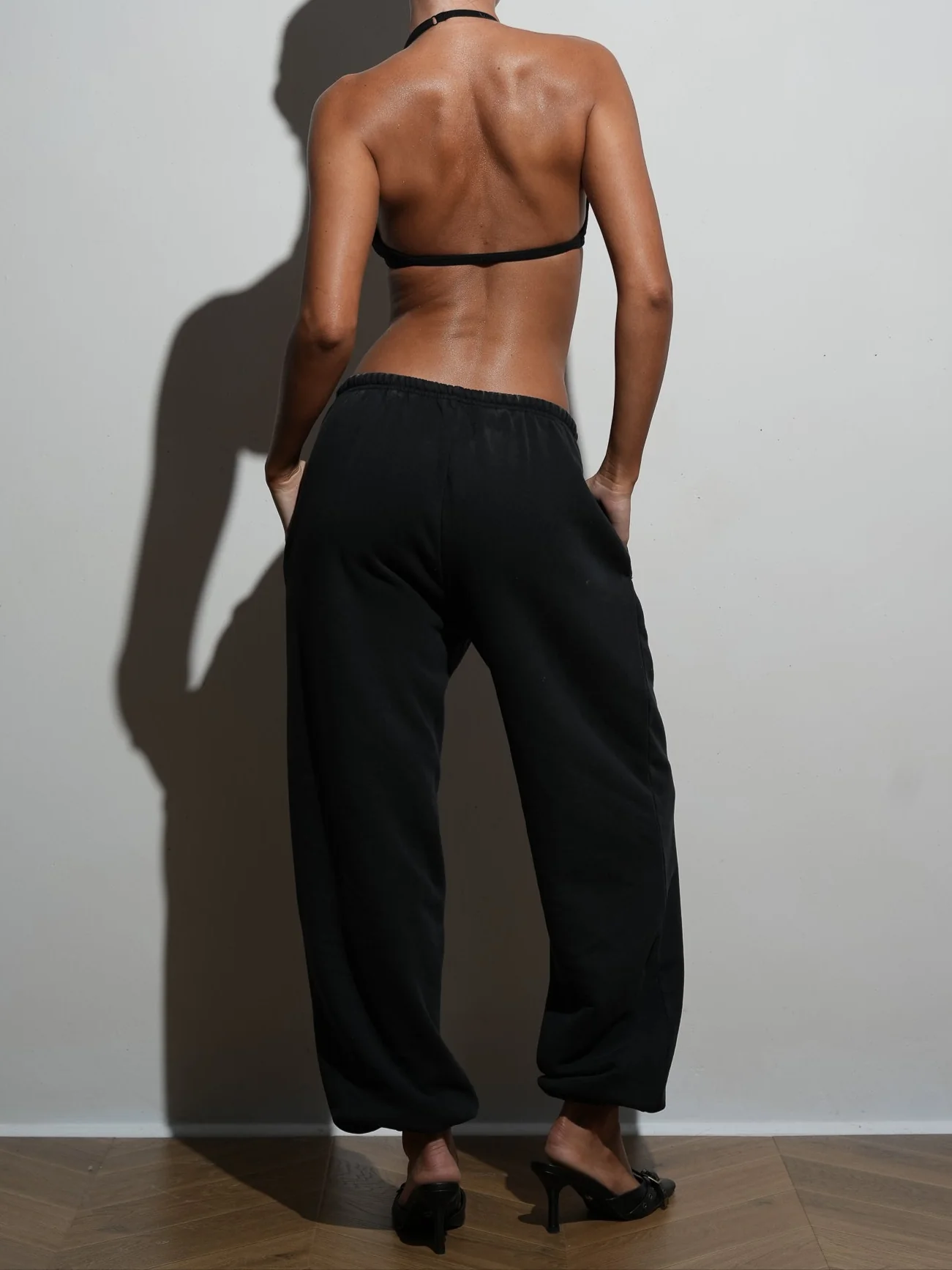 Rhinestone Oversized Sweatpants - Image 4