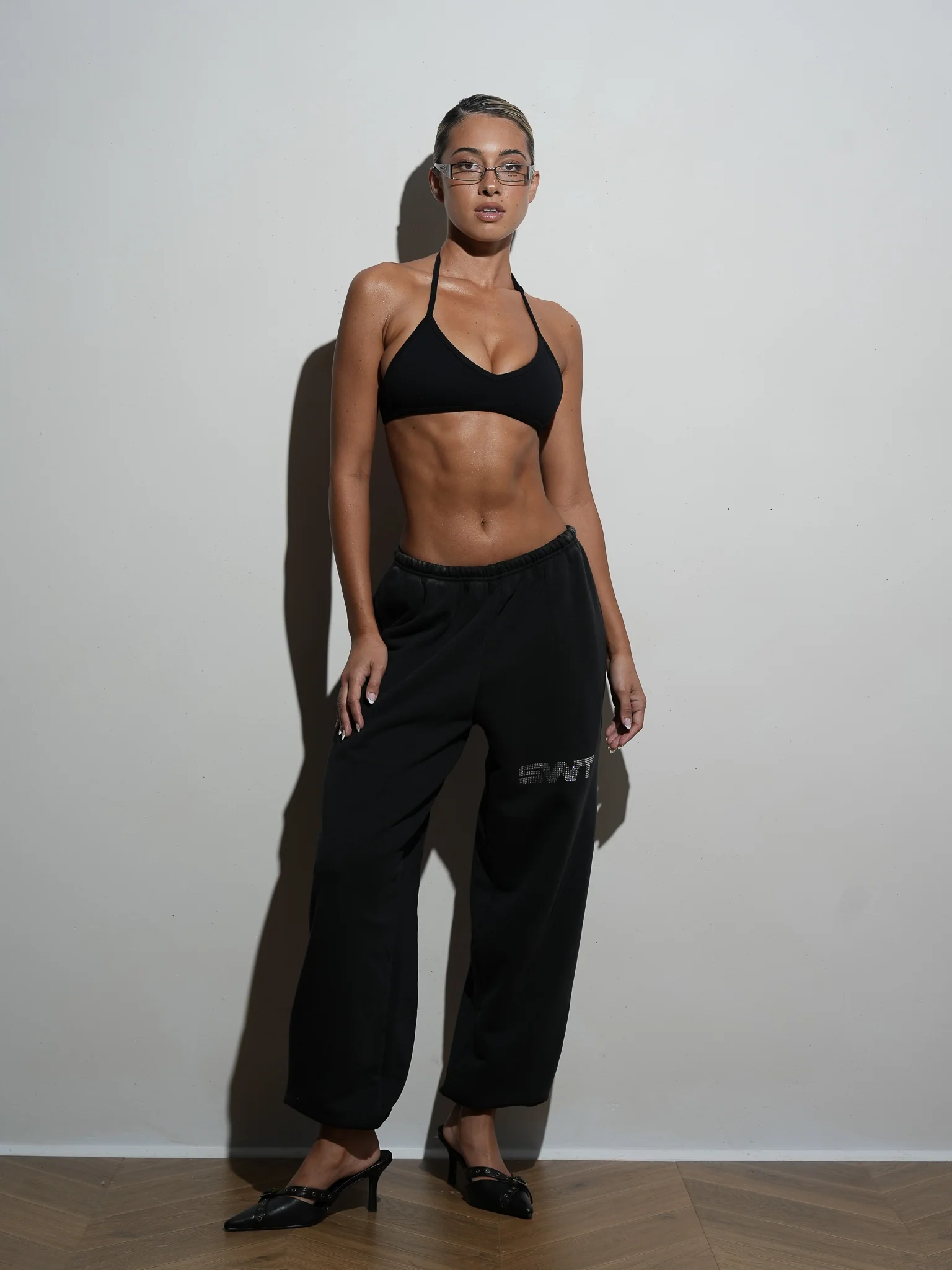 Rhinestone Oversized Sweatpants - Image 5